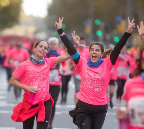 Marea rosa carrera mujer Barcelona