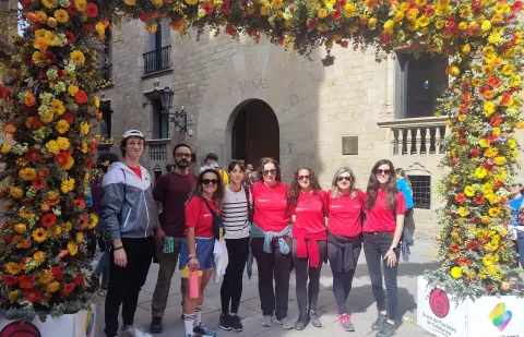 EAE Business School Barcelona en la Magic Line caminata solidaria